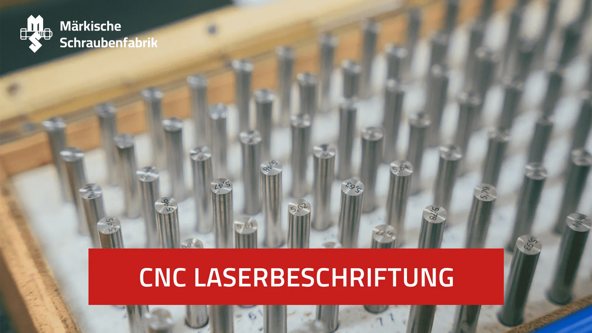 CNC laser marking of a metal component
