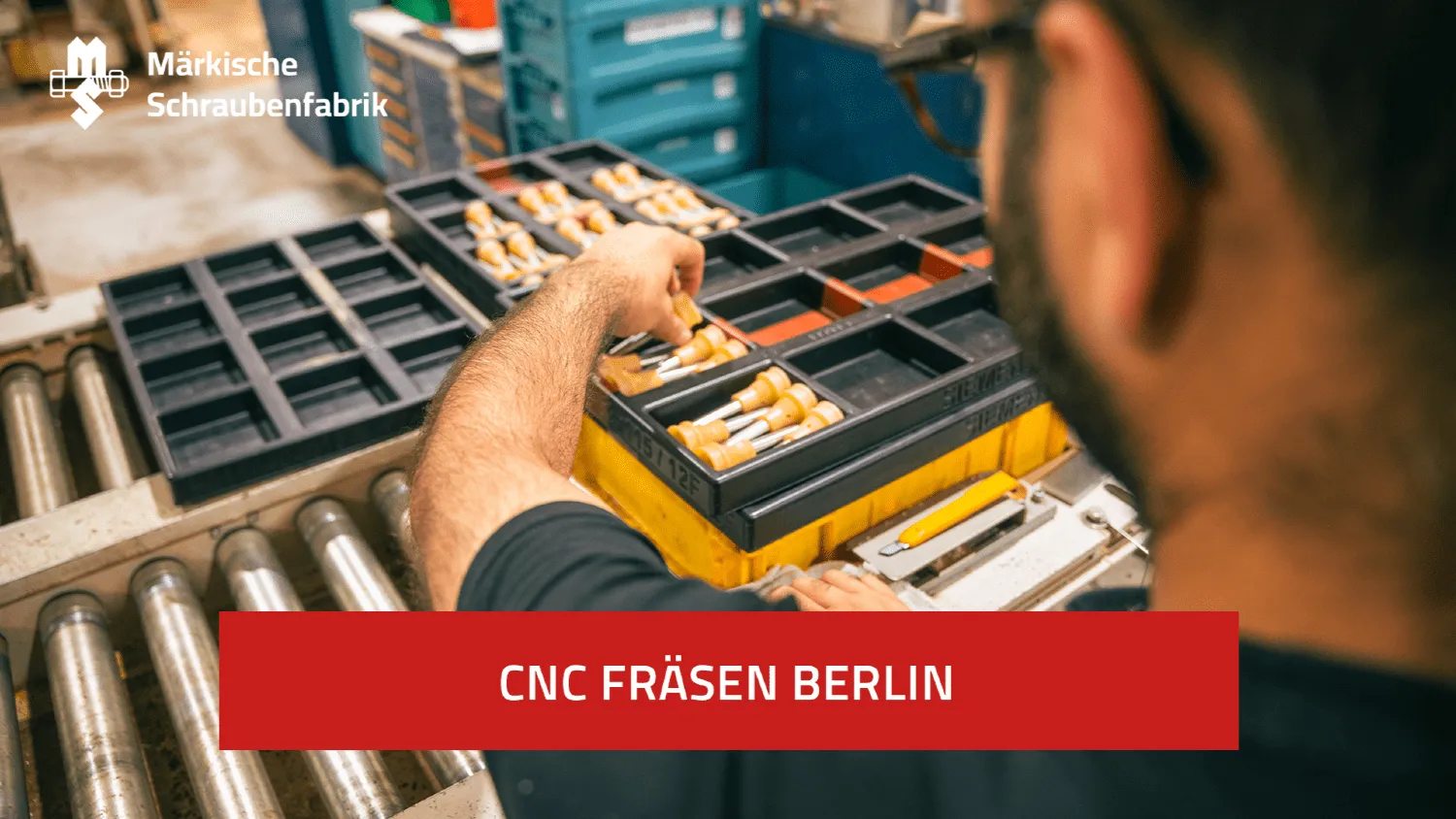 CNC milling in Berlin: machining centre with robotic cell